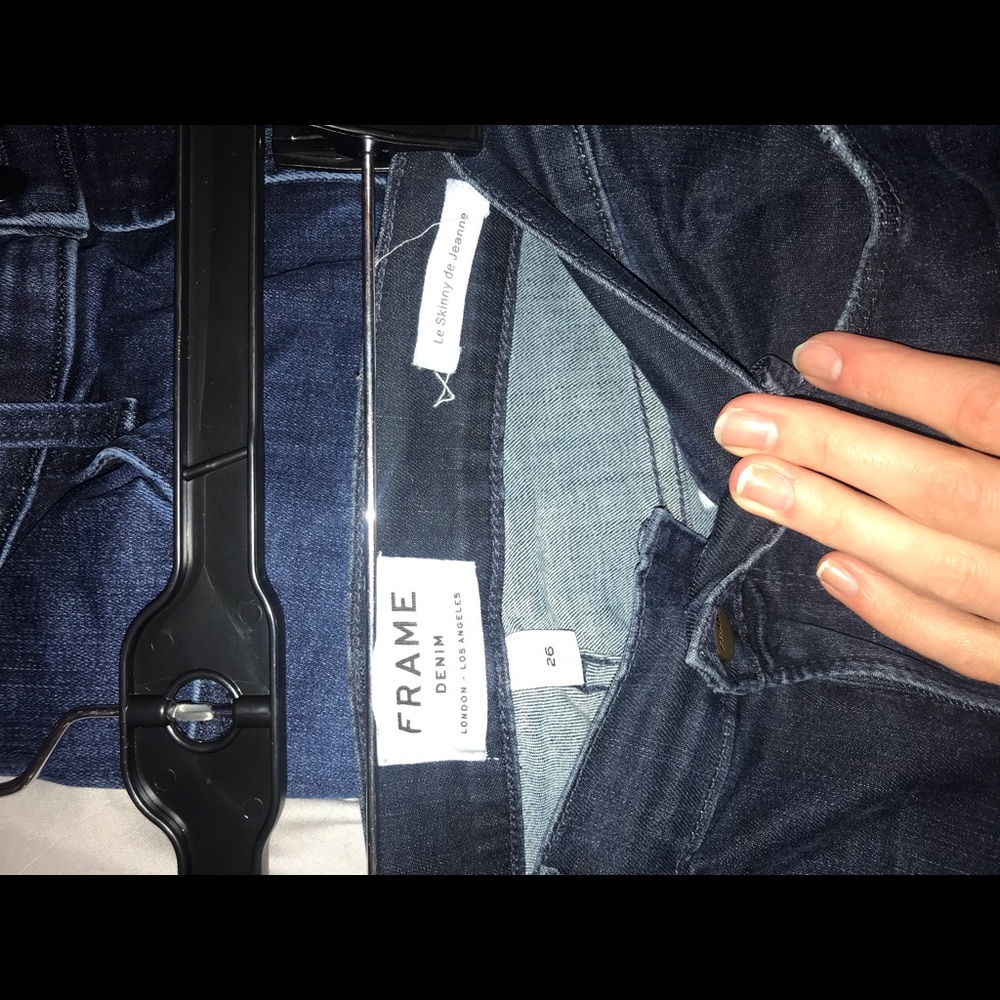 Frame Le Skinny de Jeanne color Avinton jeans